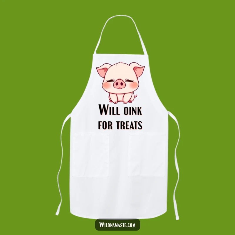 Funny Piglet Yoga Apron: Cook with Cheer and Relaxation in the Kitchen
