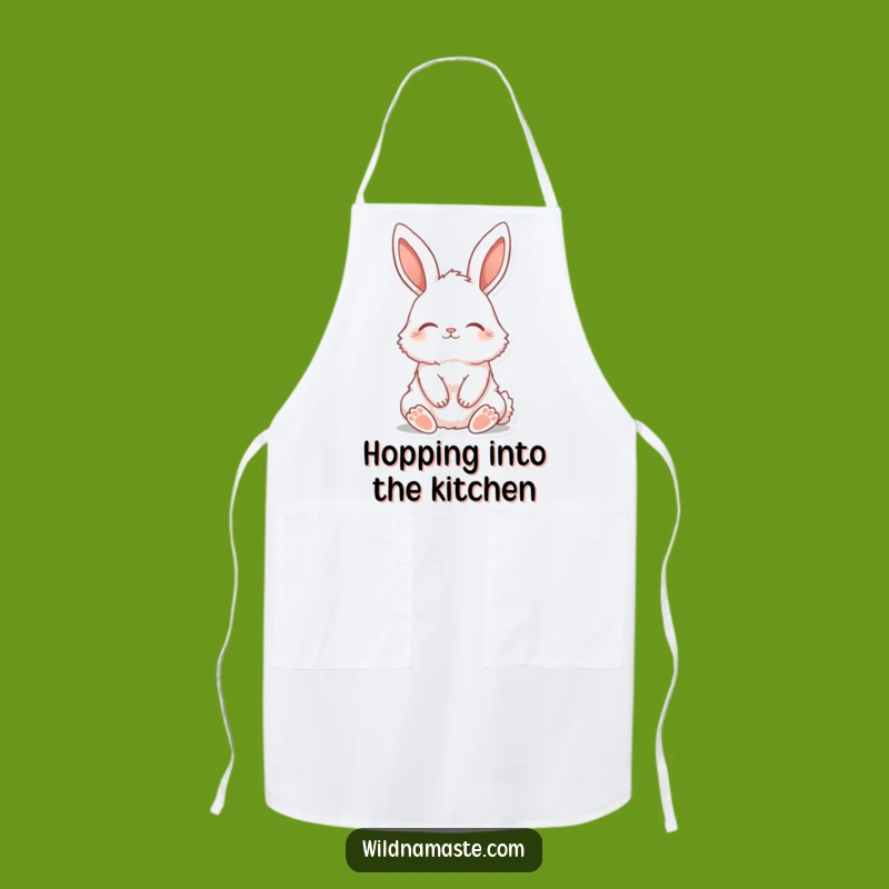 Funny Bunny Zen Apron: Cook with Calm and Charm in the Kitchen
