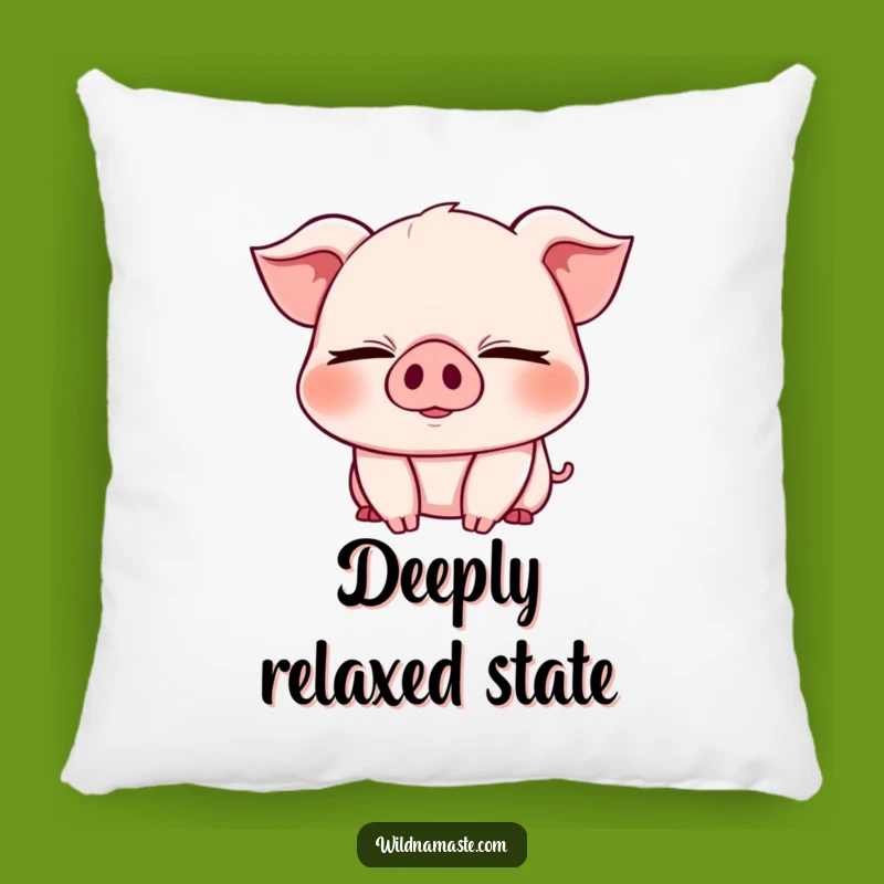 Funny Piglet Yoga Pillow: Snuggle Up with This Adorable and Cozy Cushion