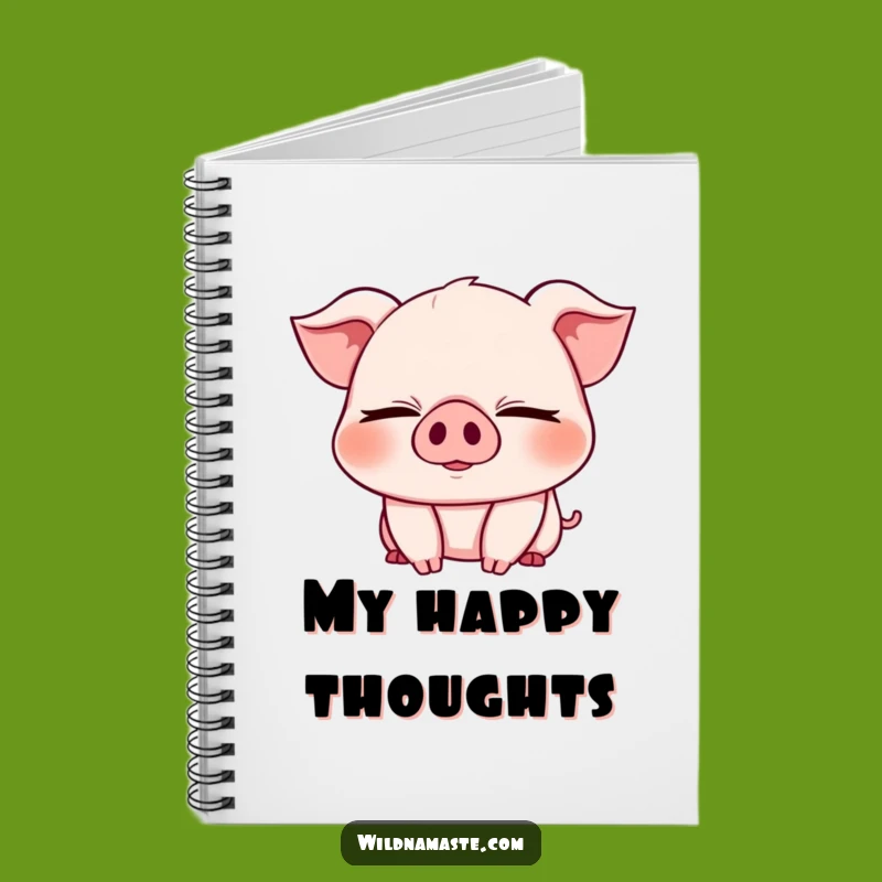 Funny Piglet Yoga Notebook: Jot Down Happy Thoughts with This Cheerful Stationery