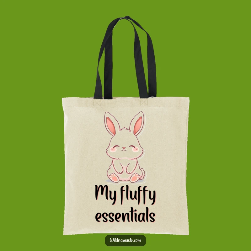 Funny Bunny Zen Tote Bag: Carry Your Calmness with This Charming Animal Accessory